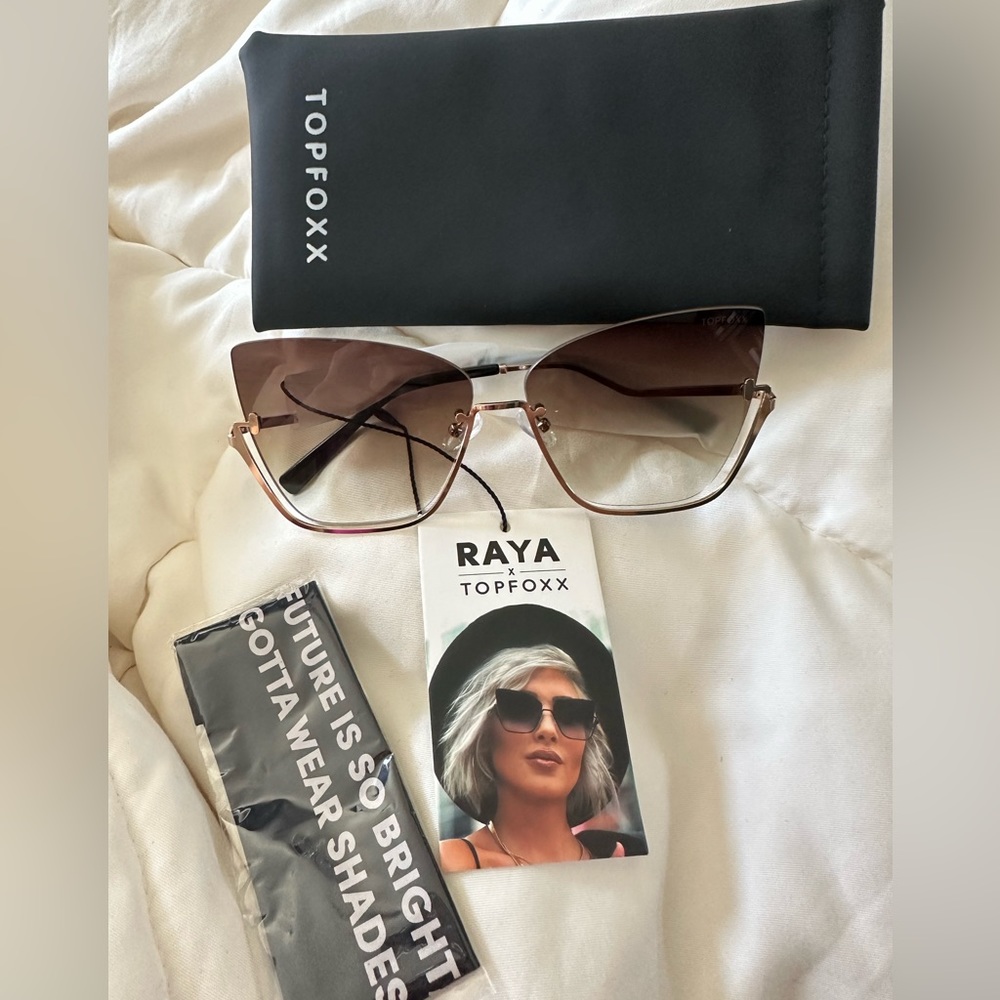 New TOPFOXX Vixen Cat-Eye Sunglasses Brown